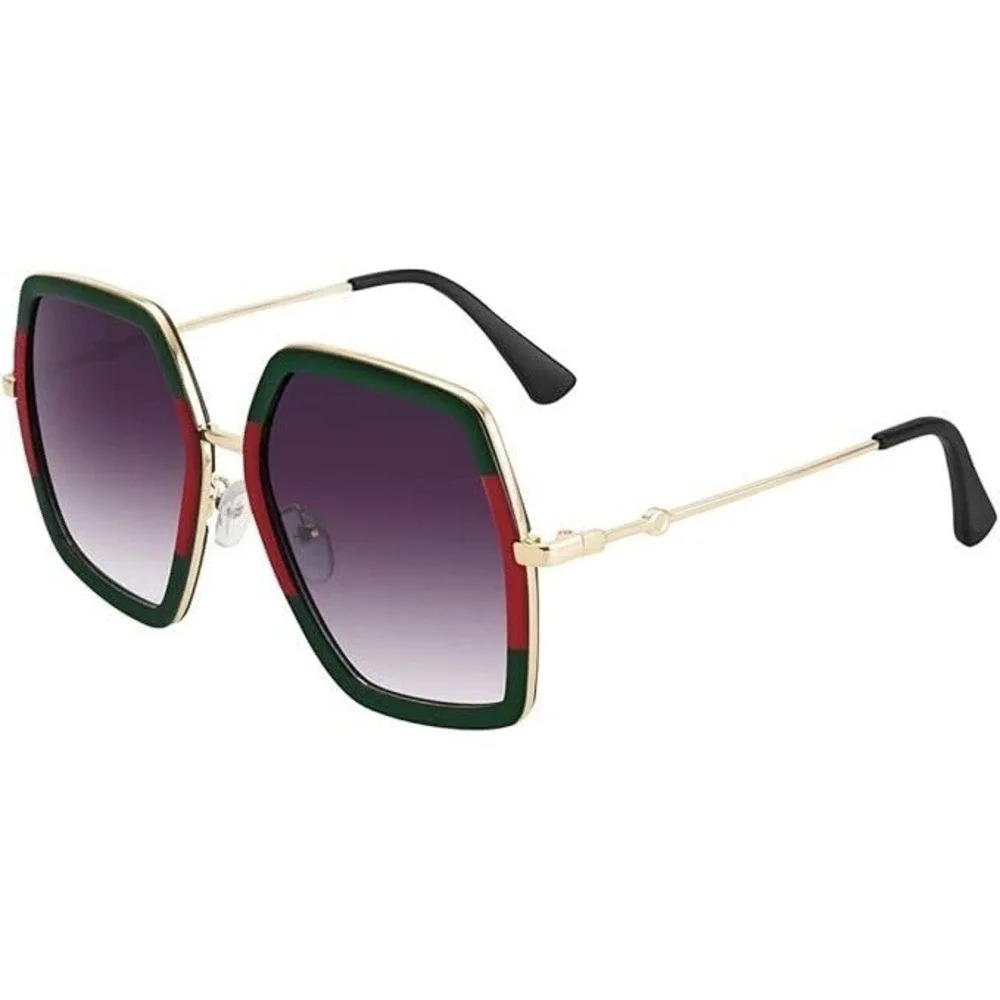 Oversized Sunglasses Women‎ Trendy Fashion Shades UV Protection Designer Style